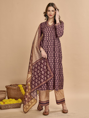 ANOUK Women Kurti Pant Dupatta Set
