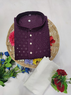 Brofun Men Kurta Pyjama Set