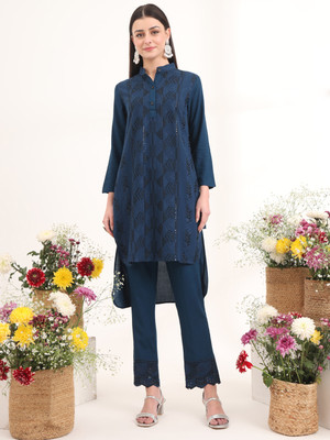 varni exim Women Kurti Pant Set