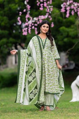 Vorhiza Women Kurta Pant Dupatta Set