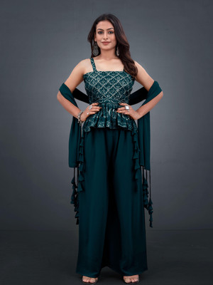 BharatTrenzz Women Kurta Palazzo Set