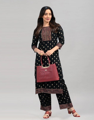 RETROFAB Women Kurti Pant Set