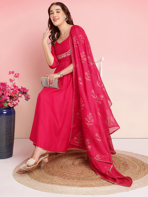 Aaghnya Fashion Women Kurta Pant Dupatta Set