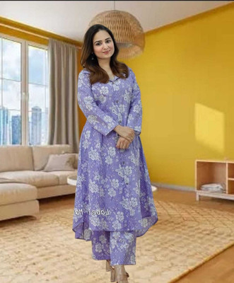 KUMARSONIT Women Kurta Churidar Set