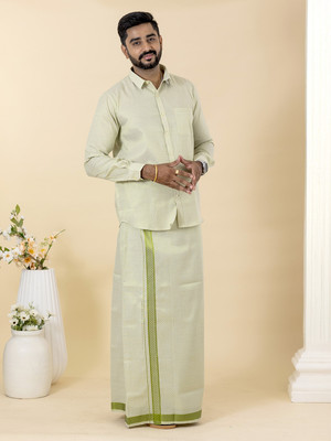 Ramraj Cotton Men Shirt Dhoti Set