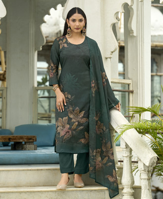 MOJILAA Women Kurta Pant Dupatta Set