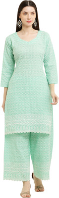 ALIZATRADERS Women Kurta Palazzo Set