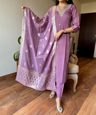 Sprom Women Kurti Pant Dupatta Set