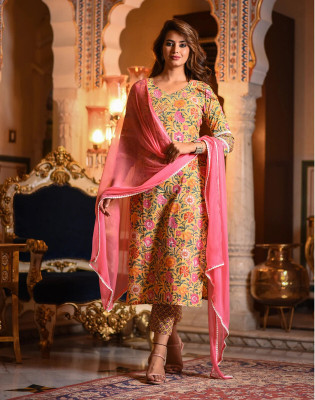 Skylee Women Kurta Pant Dupatta Set