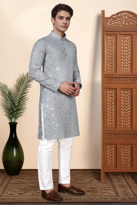 LEMONX Men Kurta Pyjama Set