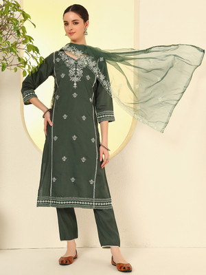 Nehamta Women Kurta Pant Dupatta Set