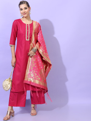 Vishudh Women Kurta Palazzo Set