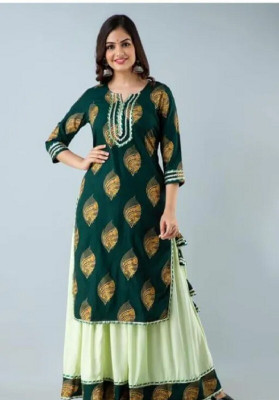 KGN Women Kurta Skirt Set