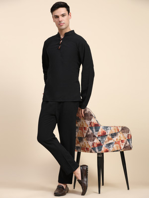 SKAVIJ Men Kurta Pyjama Set