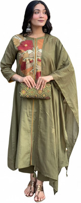 Kazzo Lifestyle Women Kurta Pant Dupatta Set