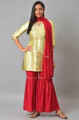 Aurelia Women Kurta Sharara Set