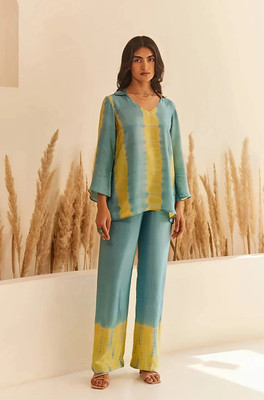 RJ ENTERPRISE Top Palazzos Co-ords Set
