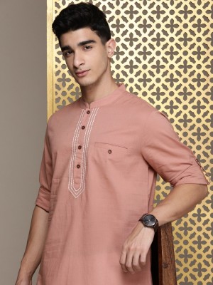 House of Pataudi Men Kurti Pyjama Set