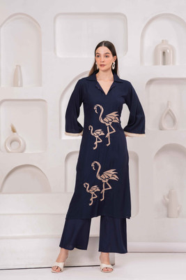 JC4U Women Kurta Palazzo Set