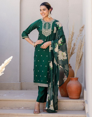 Skylee Women Kurta Pant Dupatta Set