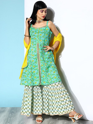 Varanga Women Kurta Sharara Set