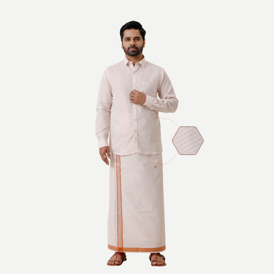 Uathayam Men Shirt Dhoti Set