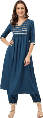 FIORRA Women Kurta Pant Set