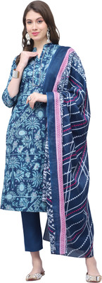 RolyPoly Printed Kurta, Trouser/Pant & Dupatta Set