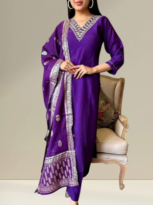 hiba fashion Women Kurta Pant Dupatta Set