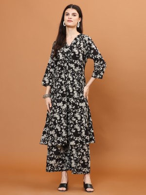 Meena Bazaar Women Kurta Palazzo Set