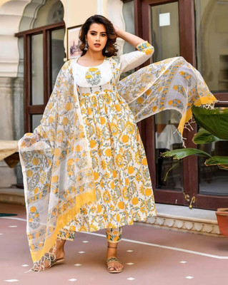 AMBAR Women Kurta Pant Dupatta Set