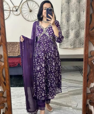 PINKLABEL Women Kurta Pant Dupatta Set