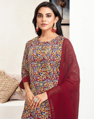 Skylee Women Kurta Pant Dupatta Set