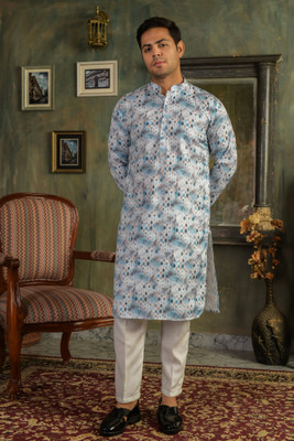 LEMONX Men Kurta Pyjama Set