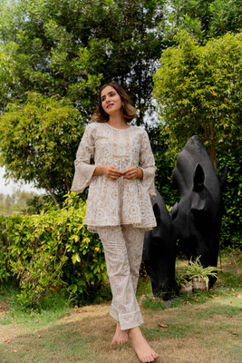 MIRCHI FASHION Women Ethnic Top Pant Set