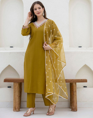 Skylee Women Kurta Pant Dupatta Set