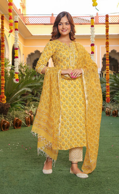 Klosia Women Kurta Pant Dupatta Set