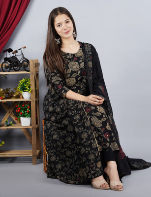 Naisha Women Kurta Palazzo Dupatta Set