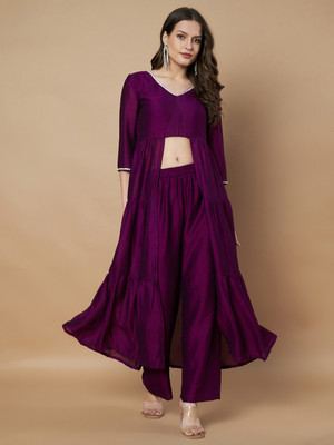 Poshak Hub Women Kurta Palazzo Set