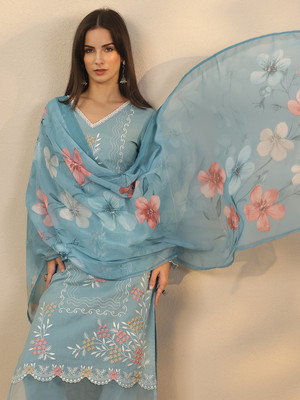 LIBAS Women Kurta Pant Dupatta Set