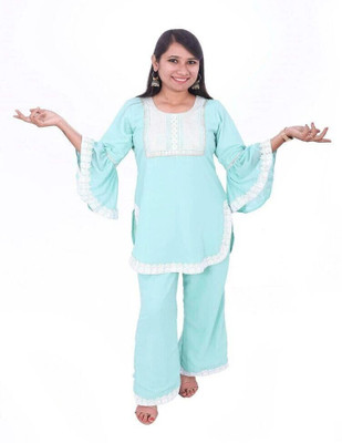 weavers saga Women Kurta Palazzo Set