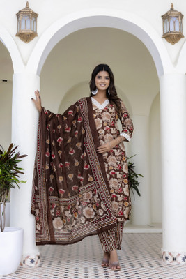 glam it up Women Kurta Palazzo Dupatta Set