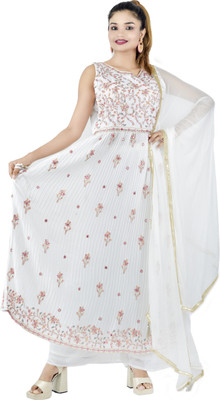 DRESSED UP DIVAS Women Kurta Palazzo Set