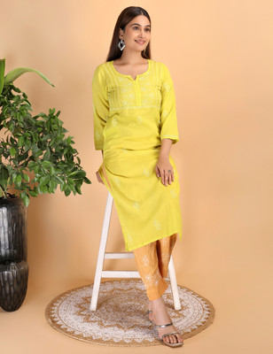 SHWET Women Kurti Pant Set