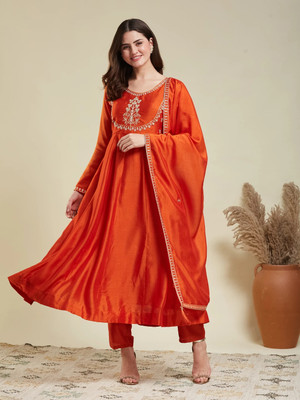 MOKOSH Women Kurta Pant Dupatta Set