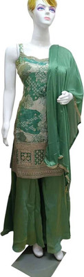 jyotigarments Women Kurti Sharara Dupatta Set