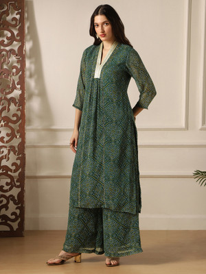 Globus Women Kurta Palazzo Set
