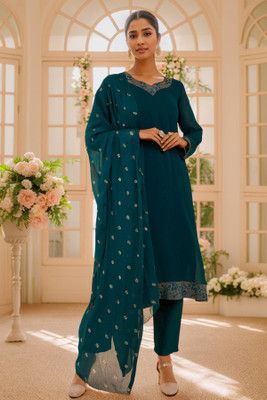 soch Women Kurta Pant Dupatta Set