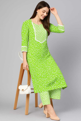 FARMAN COLLECTION Women Kurti Palazzo Set