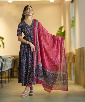 Klosia Women Kurta Pant Dupatta Set